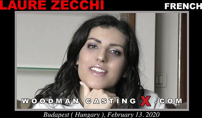 Laure Zecchi и три хуя в её дырки у Вудмана